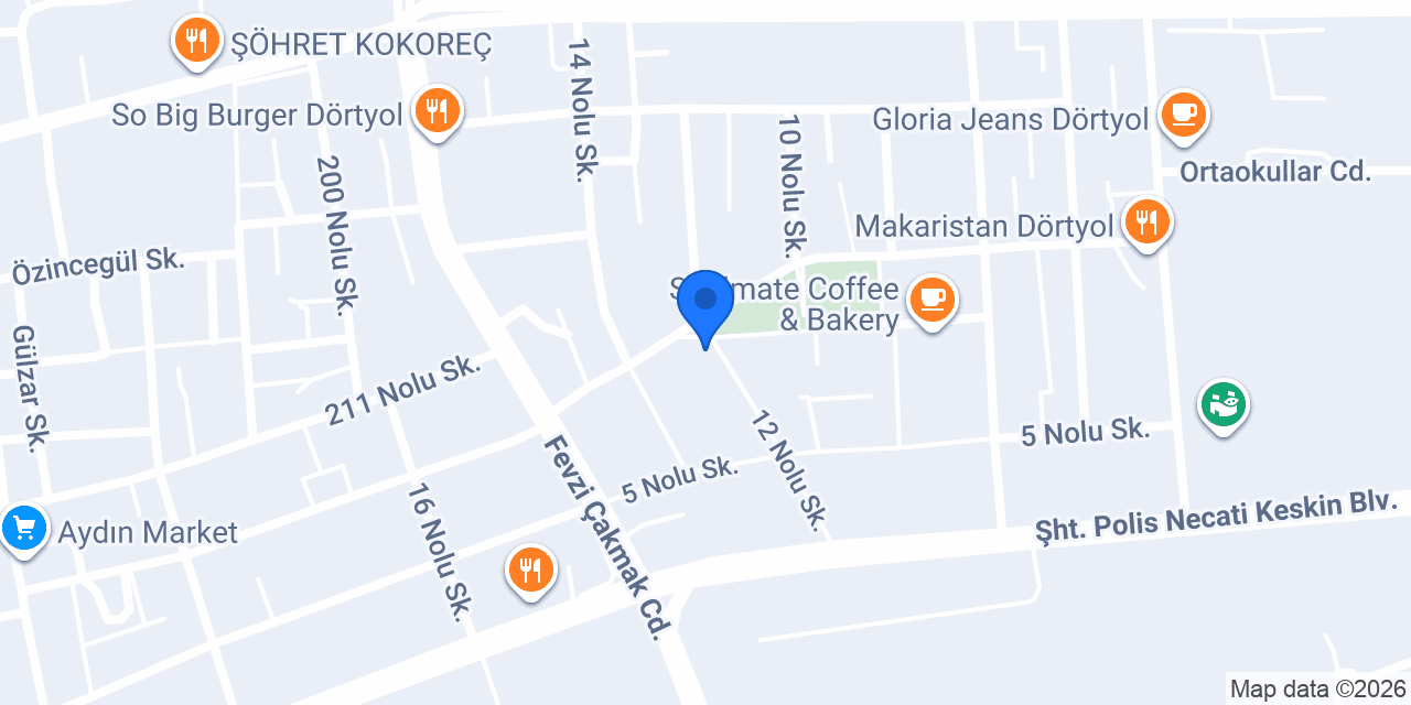 Gülizar Çiçekçilik konumu