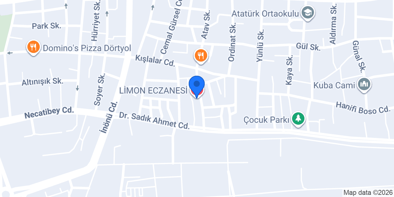LİMON ECZANESİ konumu