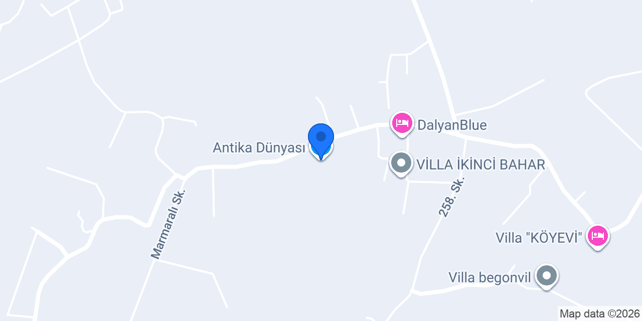 Antika Dünyası konumu