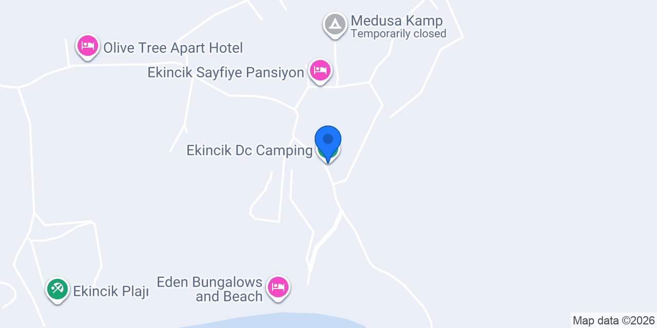 Ekincik Dc Camping konumu