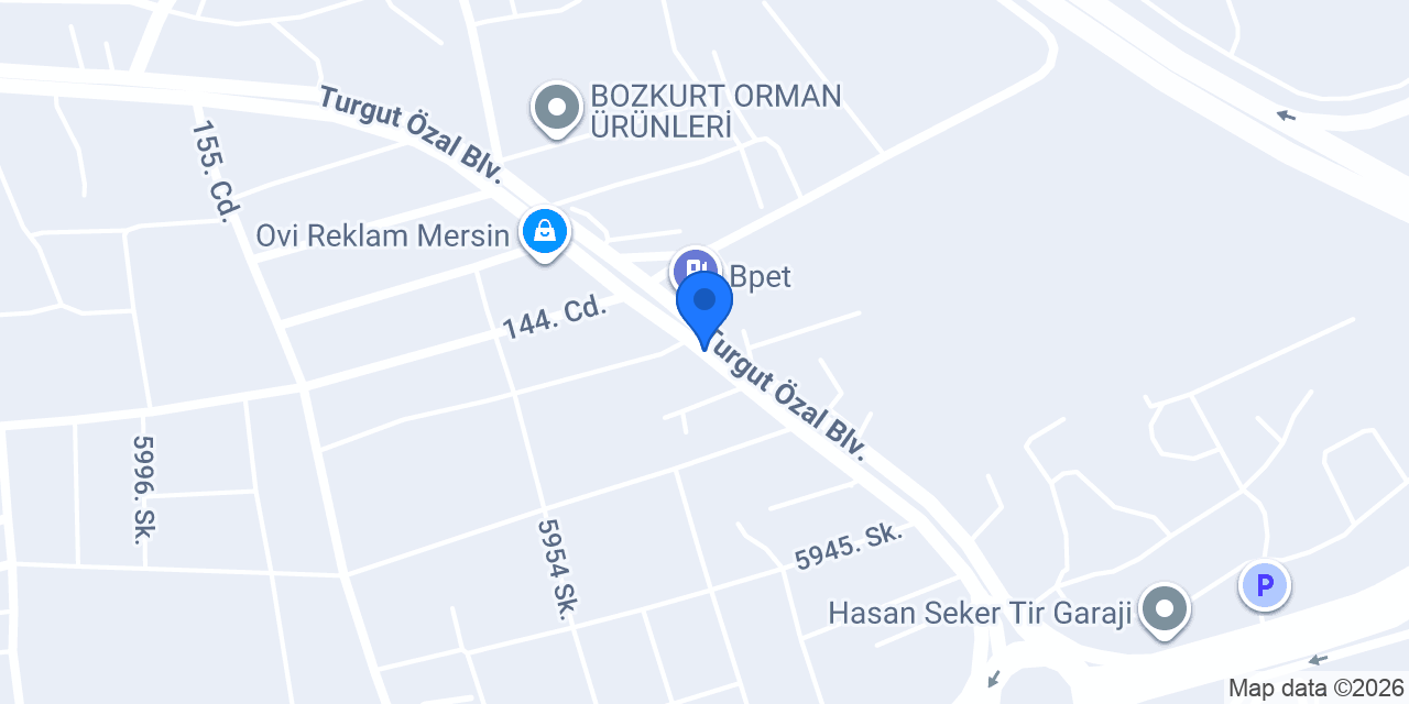 Mersin Oto Kurtarma konumu