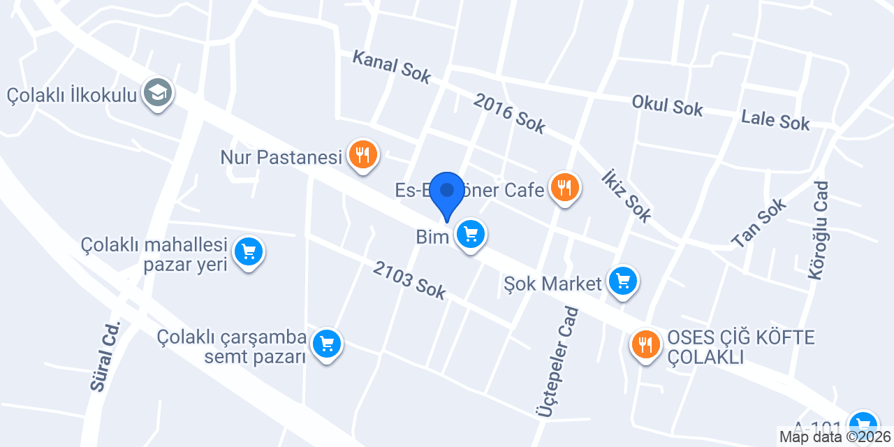 Çolaklı Tarım konumu