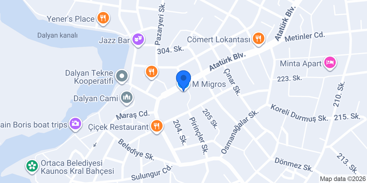M Migros konumu