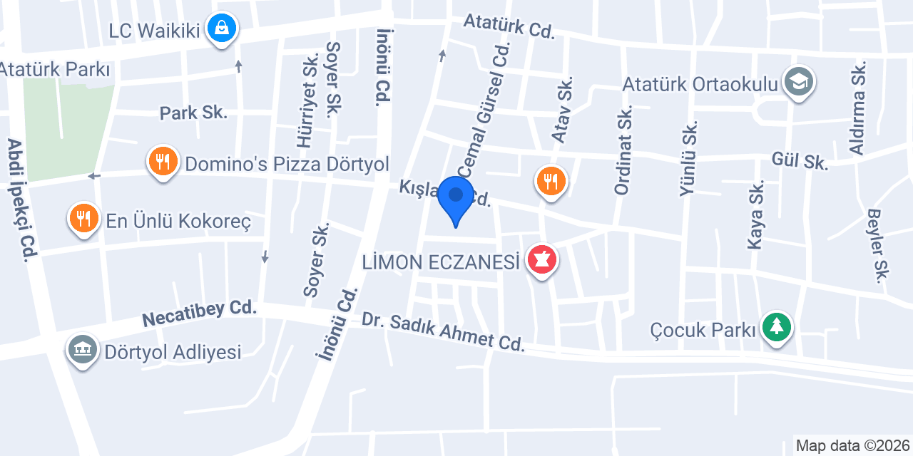 Deniz Reformer Pilates Stüdyo Dörtyol,Hatay konumu