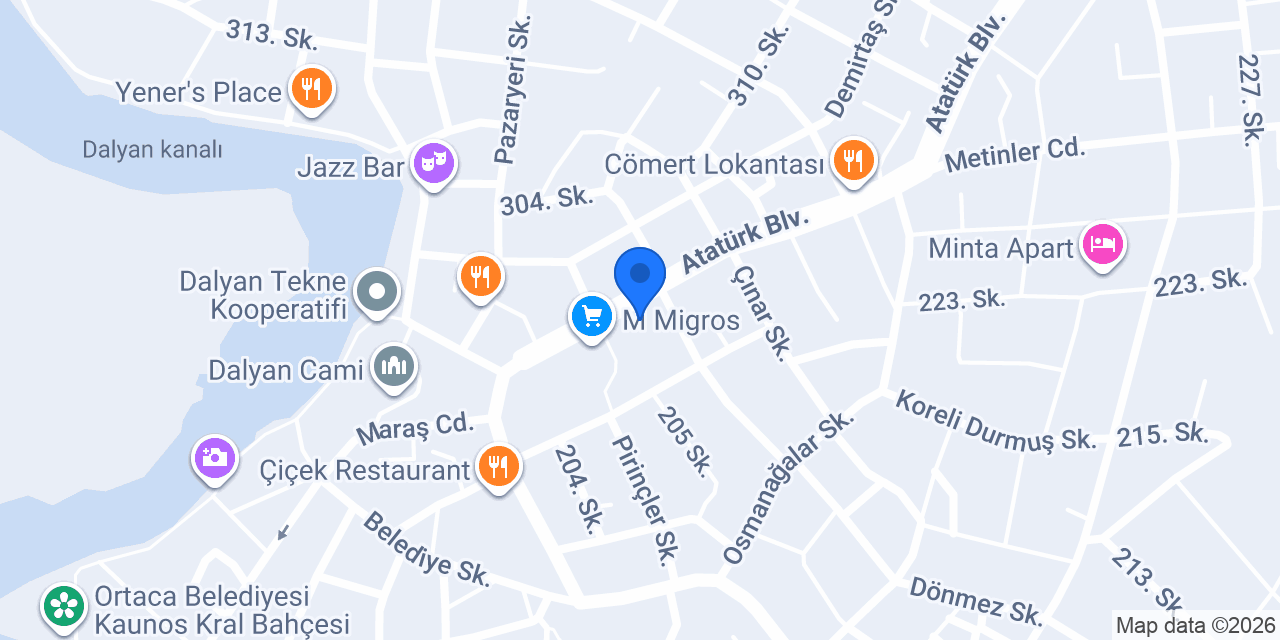 SÜPERO RENT A CAR konumu