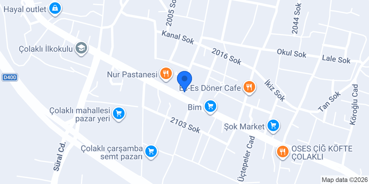 Çolaklı Aile Sağlığı Merkezi konumu