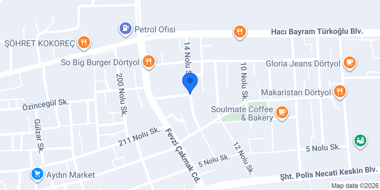 Dörtyol İlkadım Anaokulu konumu