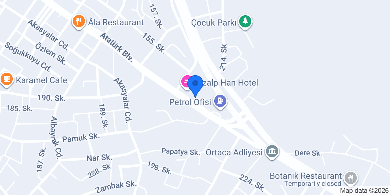 Çağdaş Otomotiv konumu