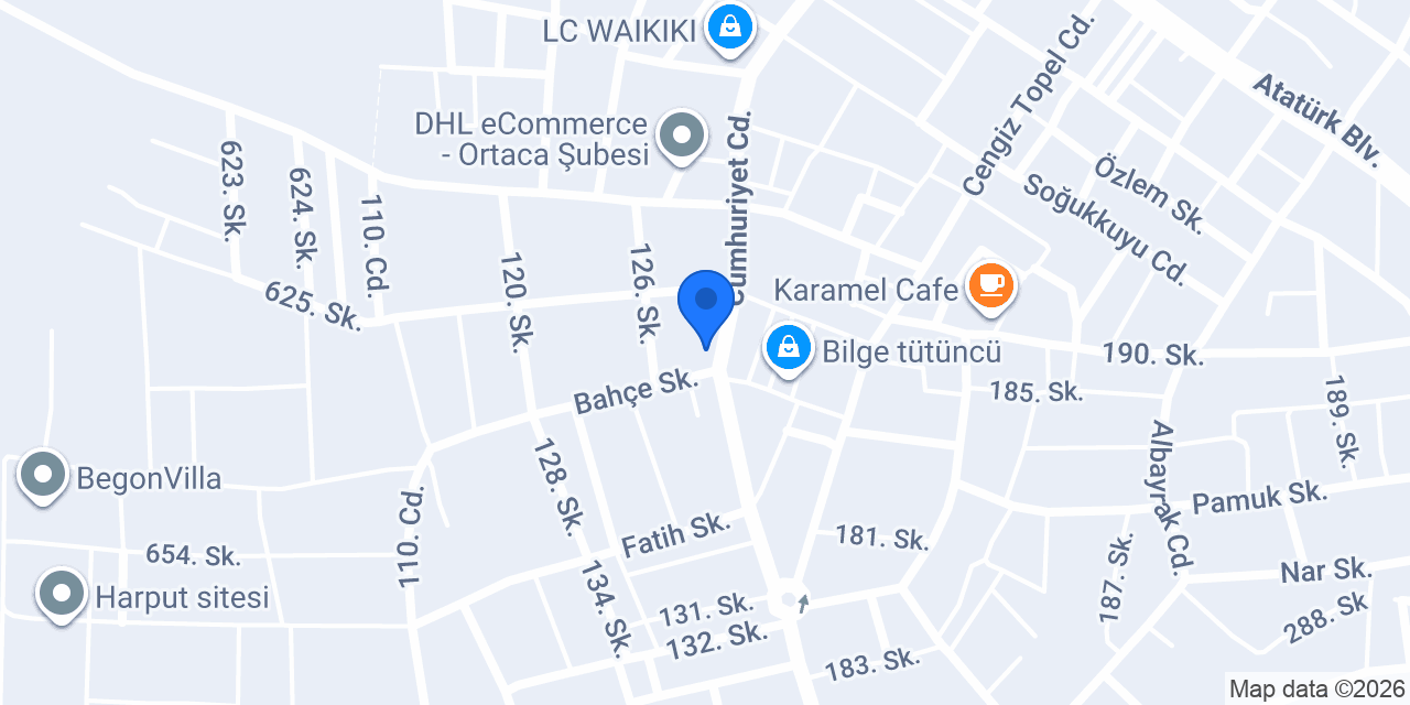 Özel Ortaca Sağlık Kabini konumu