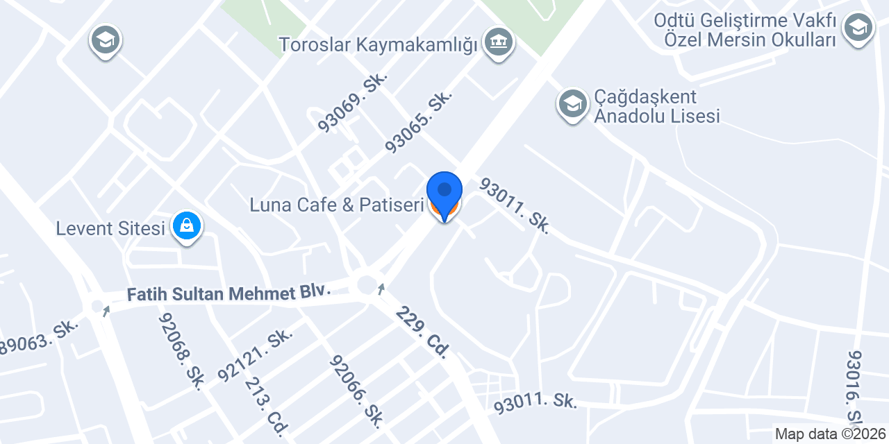 Luna Cafe & Patiseri konumu