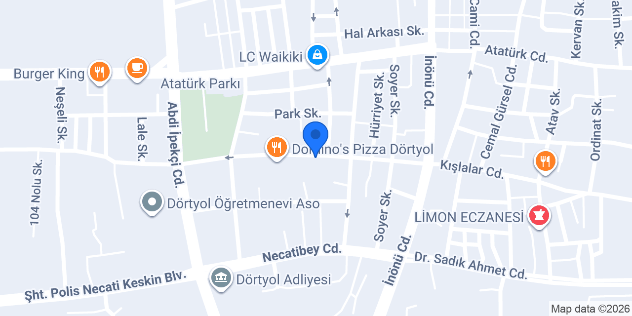 Diş Hekimi Mustafa Kurnaz konumu
