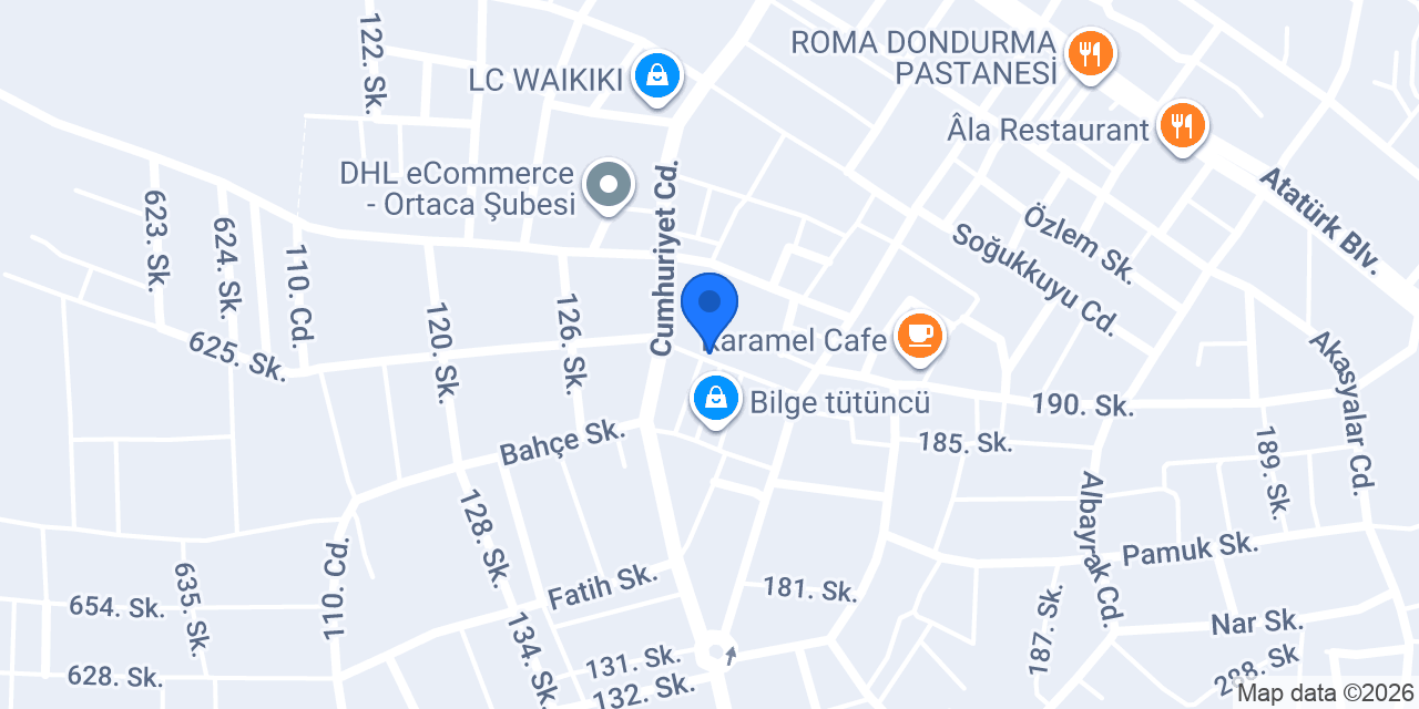 Parlak Sürücü Kursu konumu