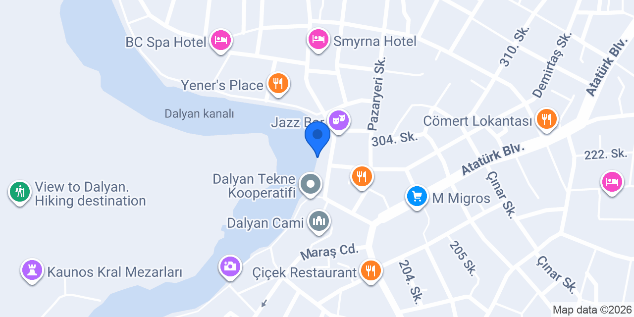 Dalyan Tekne Çiğse Boat konumu