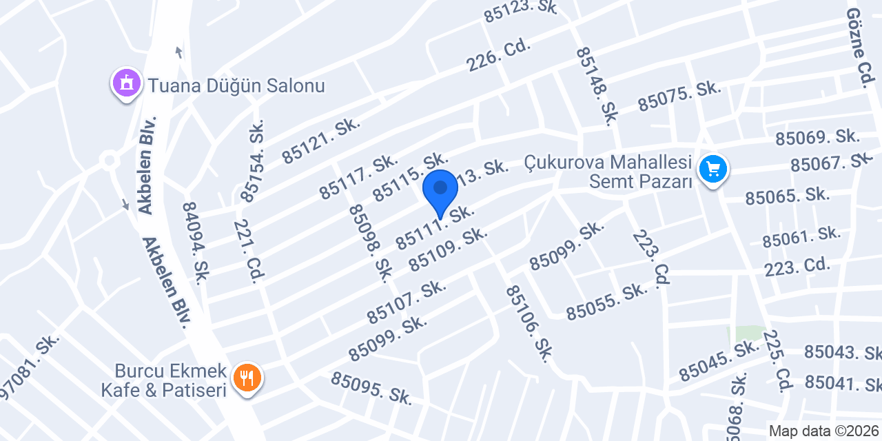 Güzelyayla unlu mamülleri konumu