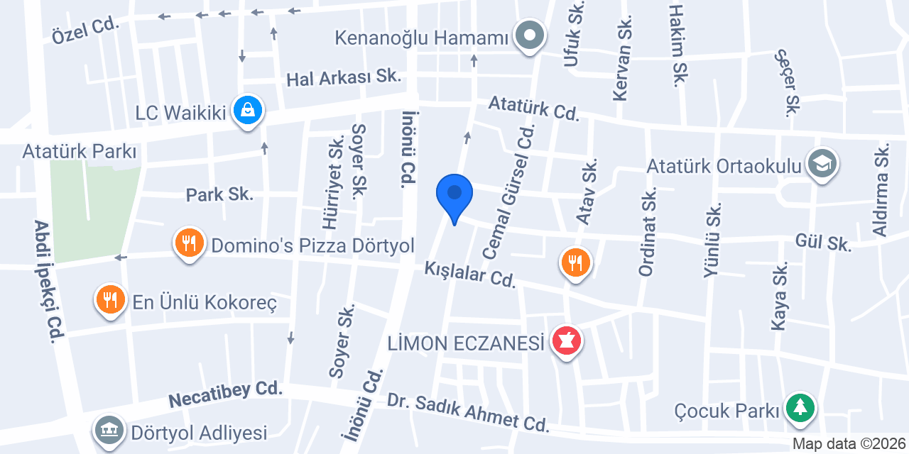 Şimşek Eczanesi konumu
