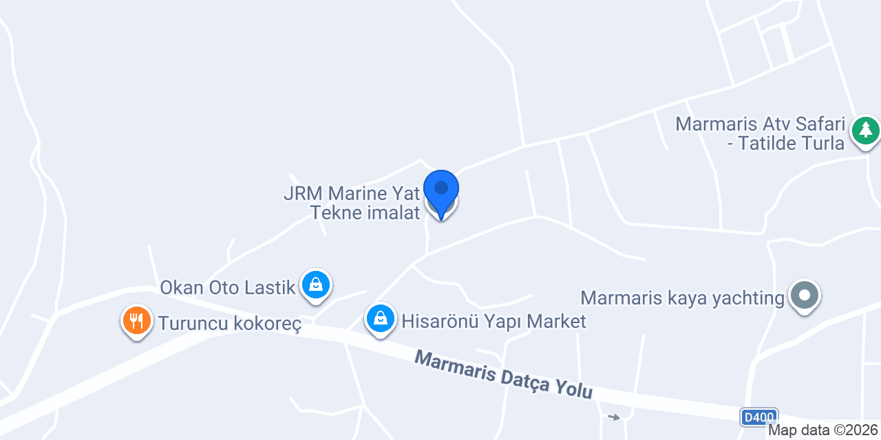 JRM Marine Yat Tekne imalat konumu