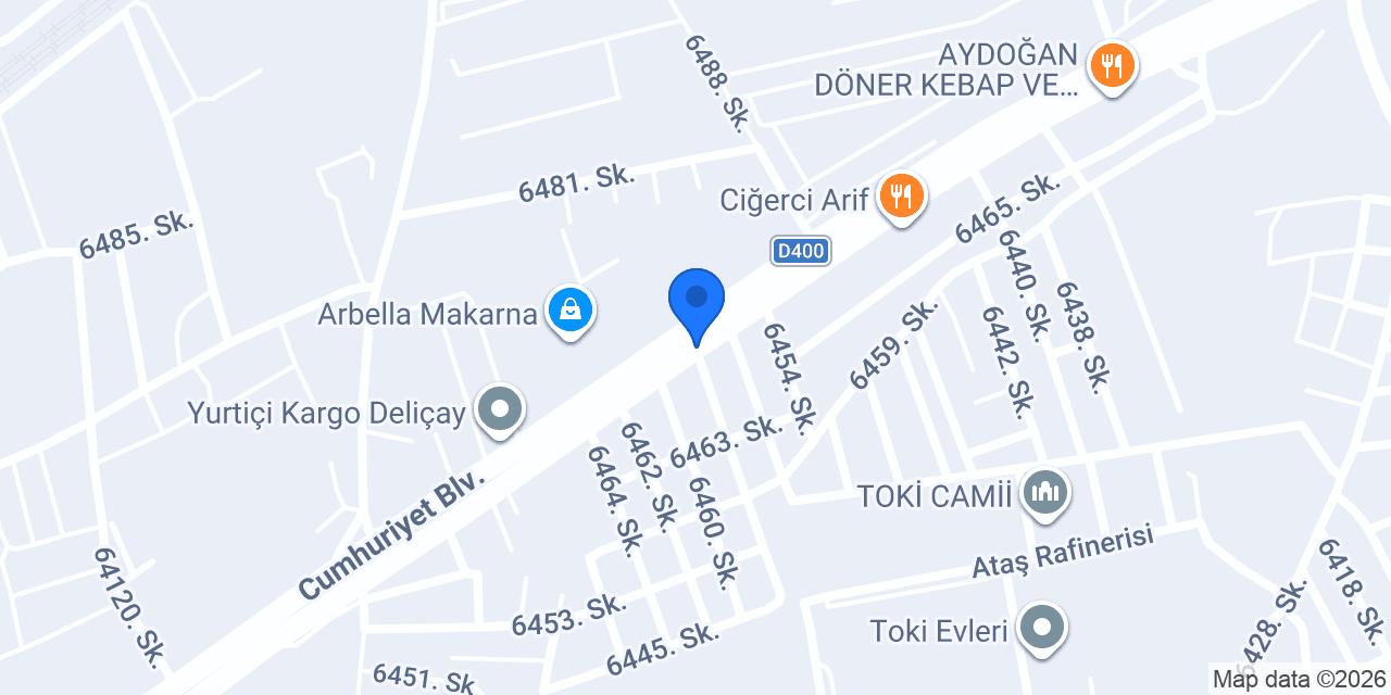 Tantuni Çeto konumu