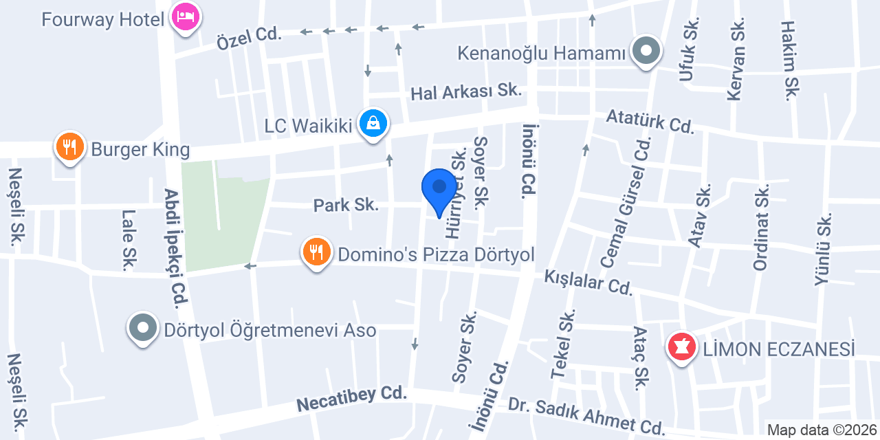Dörtyol Toplum Sağlığı Merkezi konumu