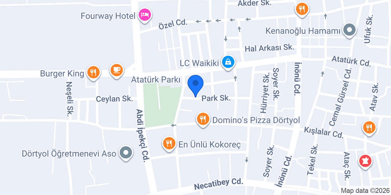 Duko Kozmetik Dörtyol konumu