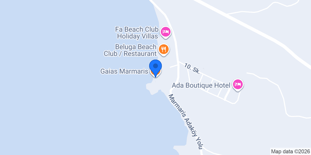 Gaias Marmaris konumu