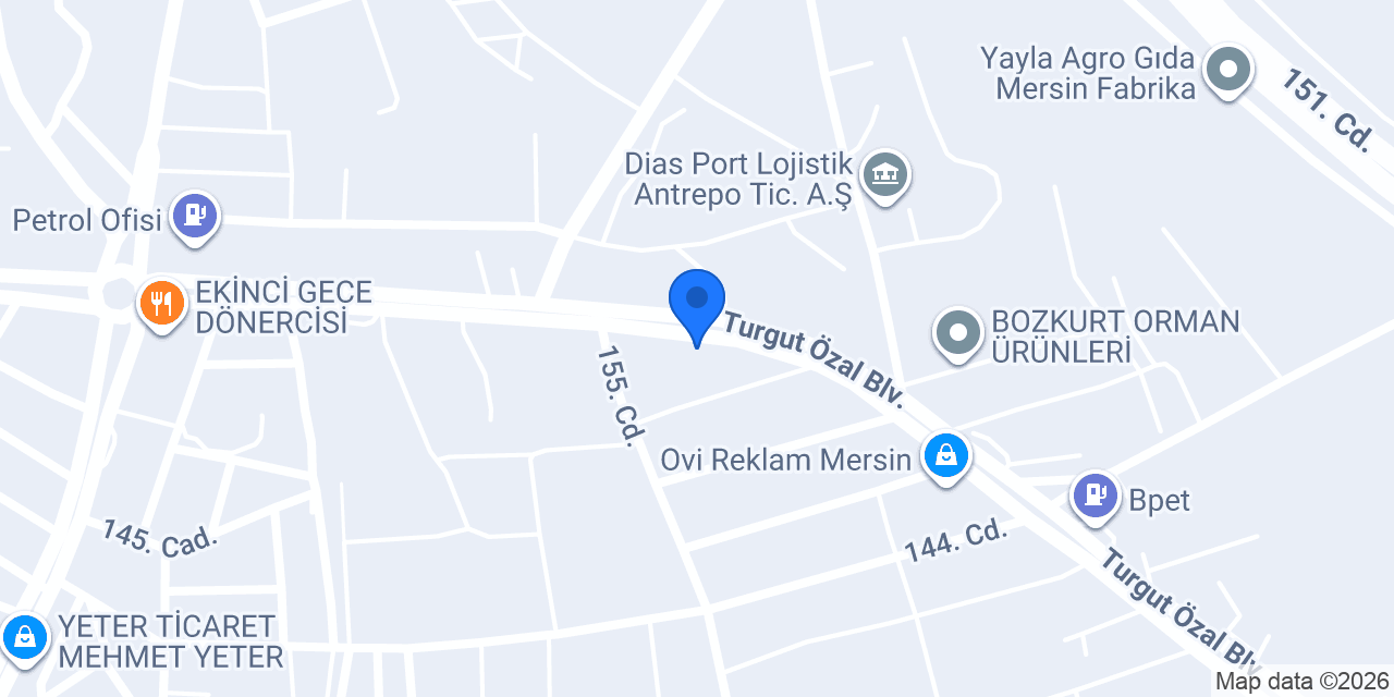 DEV OTO TRAKTÖR YEDEK PARÇA konumu