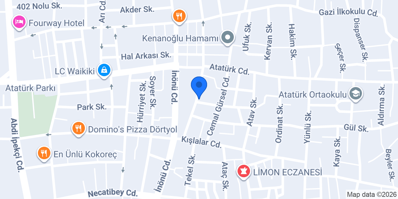 ÇORBACI Dörtyol konumu