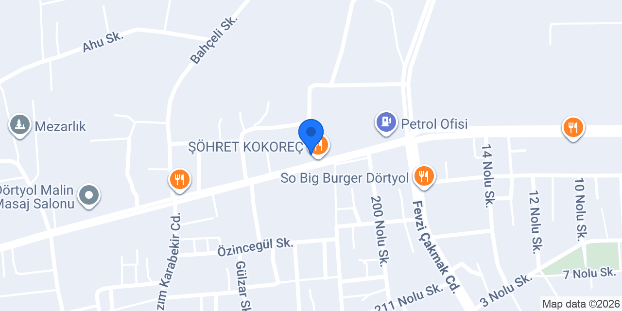 Kaldex Dekor konumu