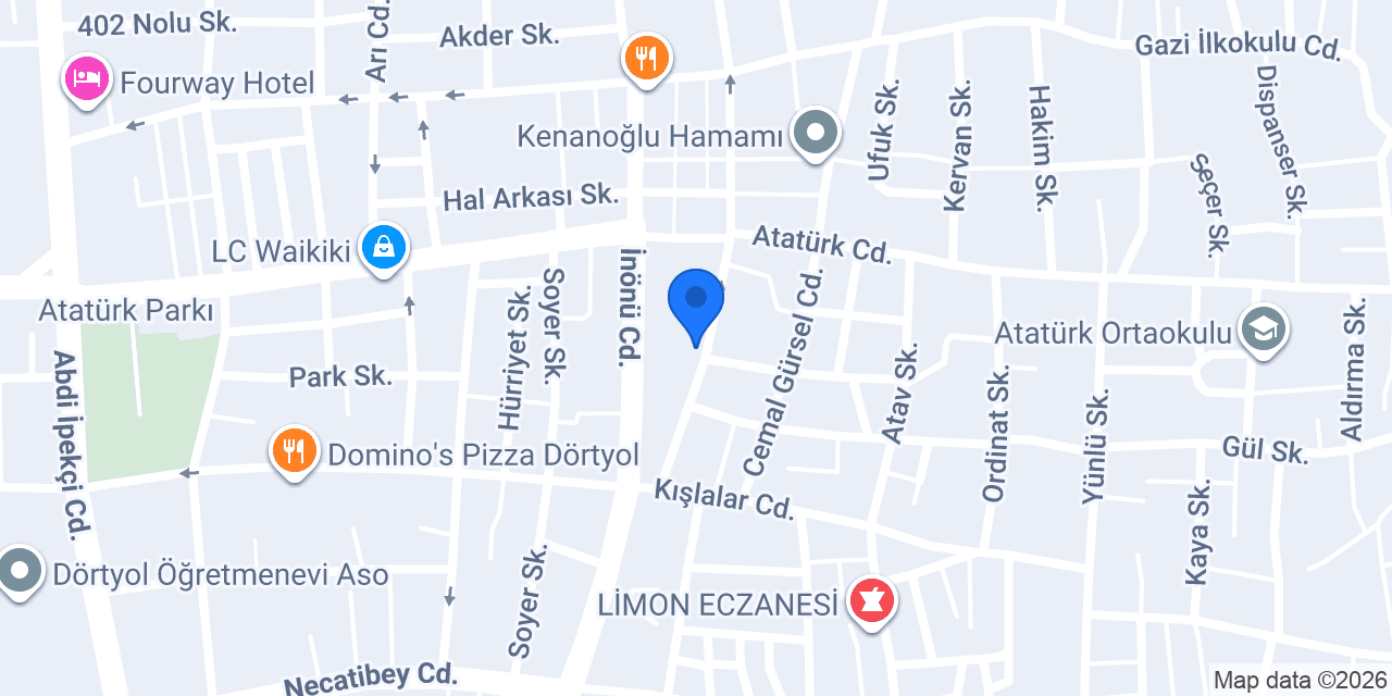 Meram kebap salonu konumu