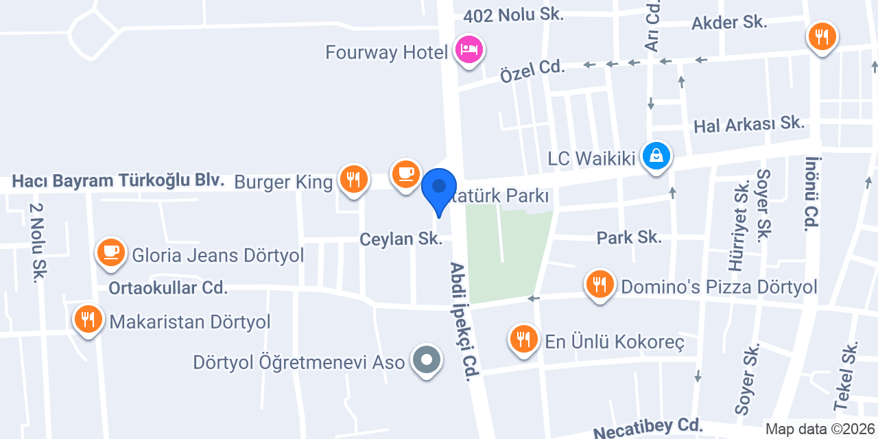 ROUTE cafe konumu