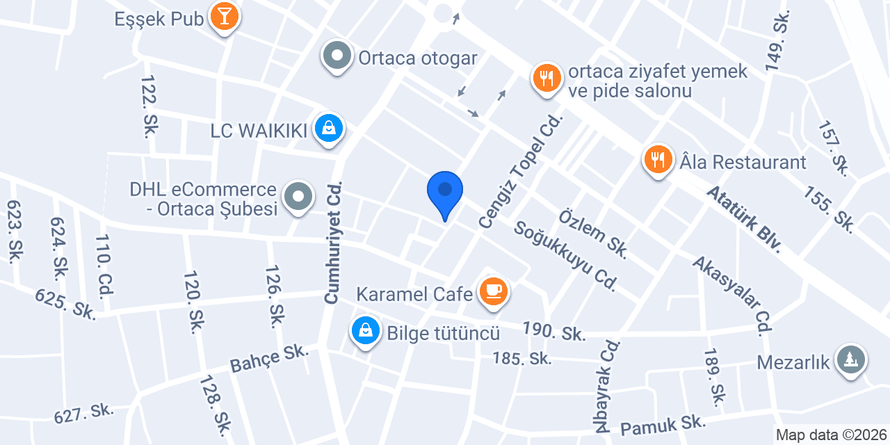 Azim Ofset Matbaacılık konumu