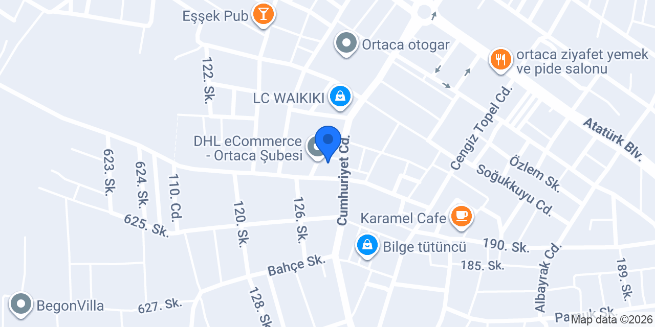 Tadım Cafe konumu