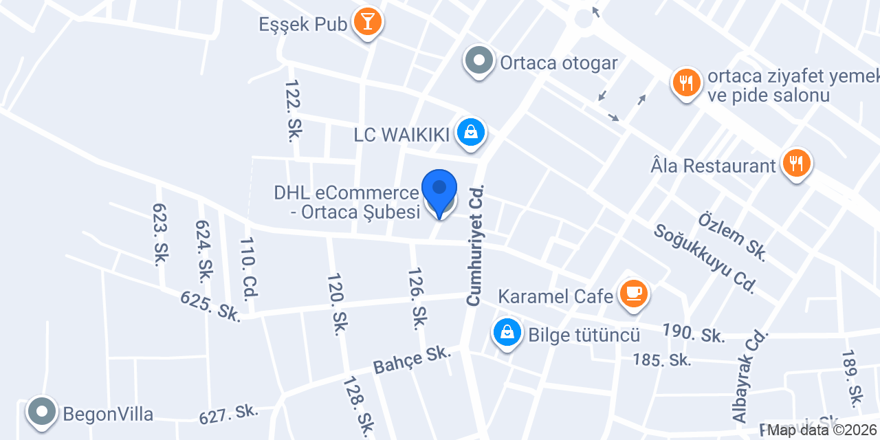 DHL eCommerce - Ortaca Şubesi konumu