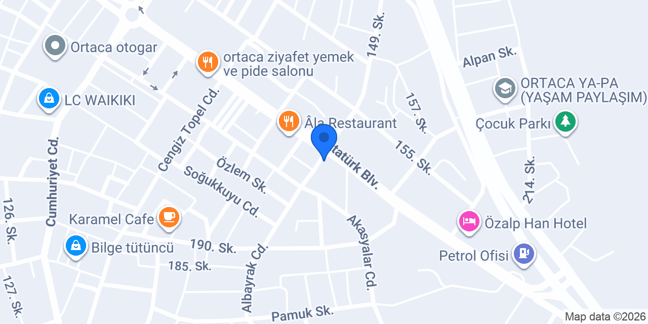 Lova Yatak Corner konumu