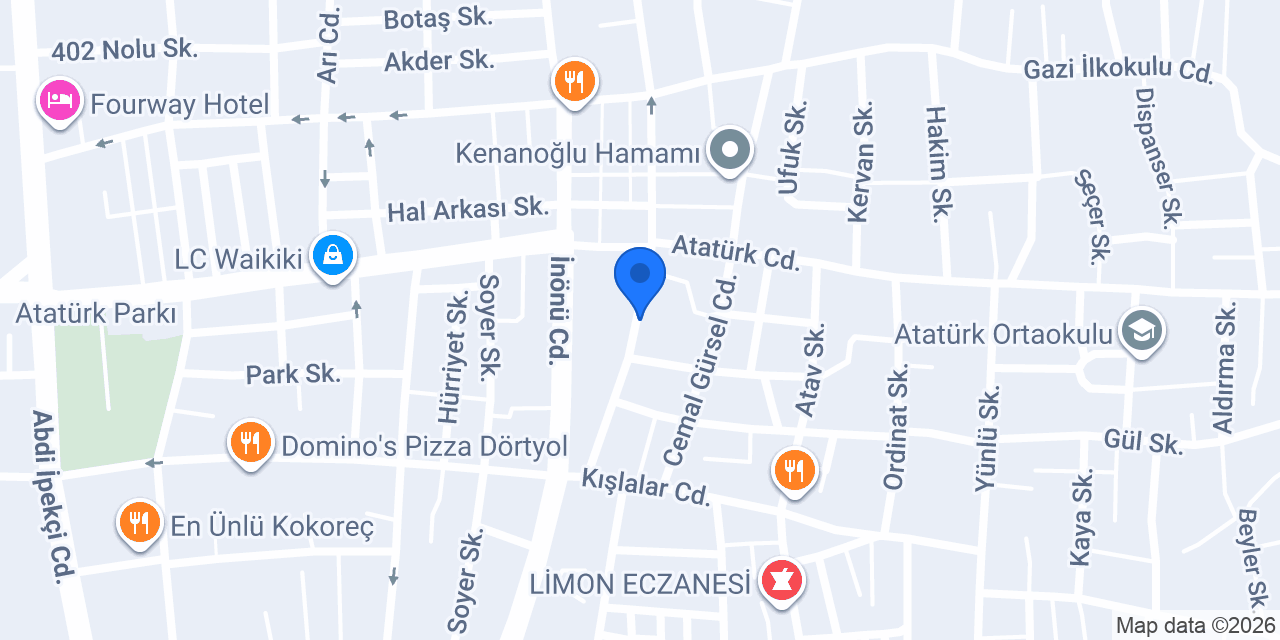 Hilal Boso Çiçekçilik konumu