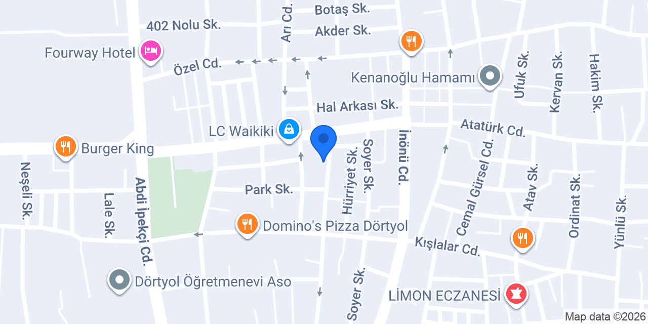 Özdil tantuni konumu