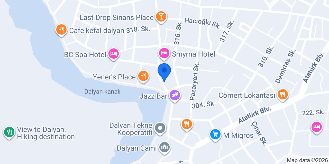 Dalyan Wedding & Event Planning konumu