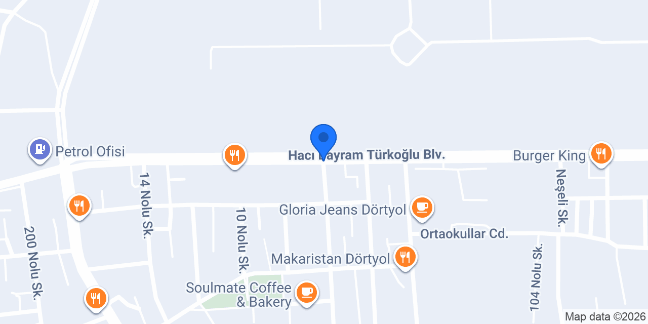 Dörtyol çiçekçi konumu