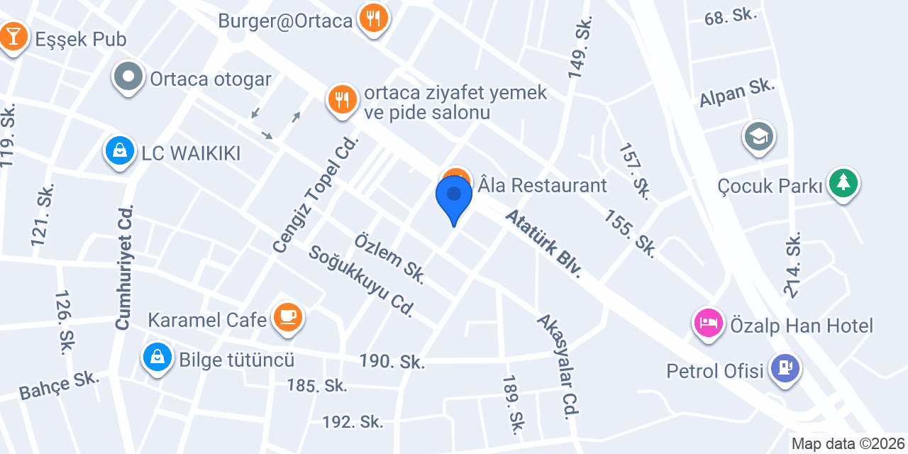 Avukat Sibel Polat (ORTACA AVUKAT) konumu