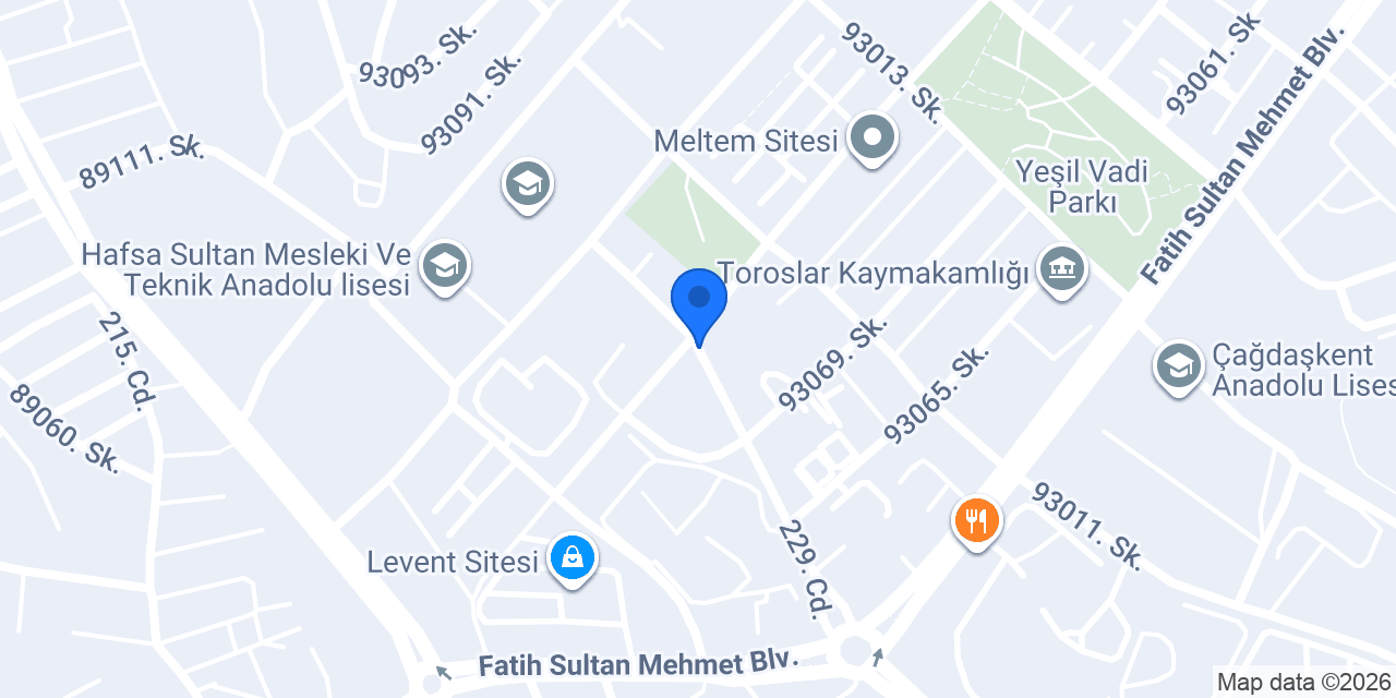 MERKEZ BİLİM Kurs Merkezi konumu