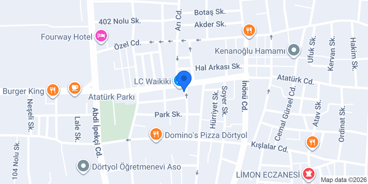 Alya Moda Evi konumu