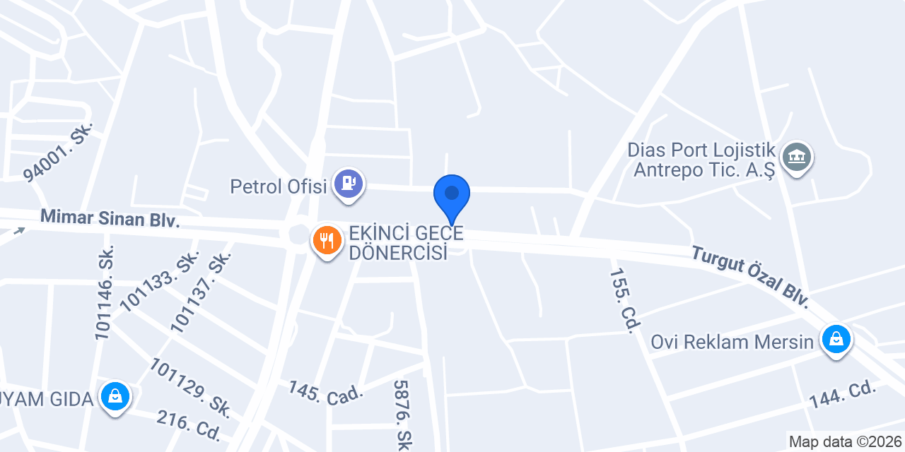 TED Palet konumu