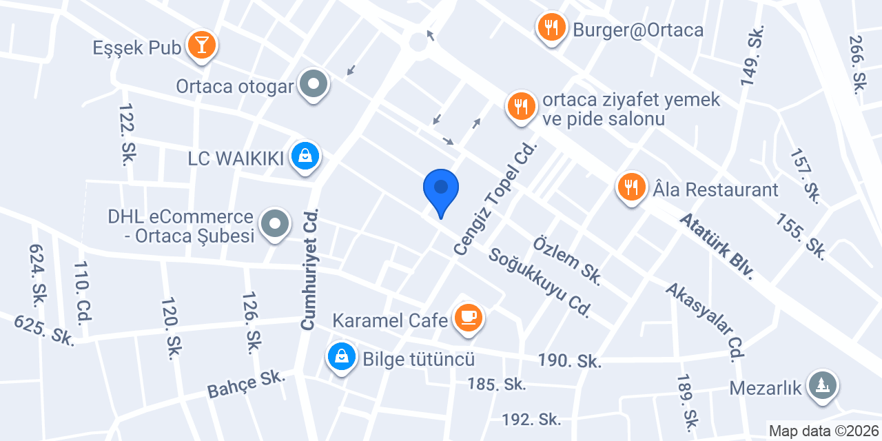 İkram börek salonu ortaca konumu