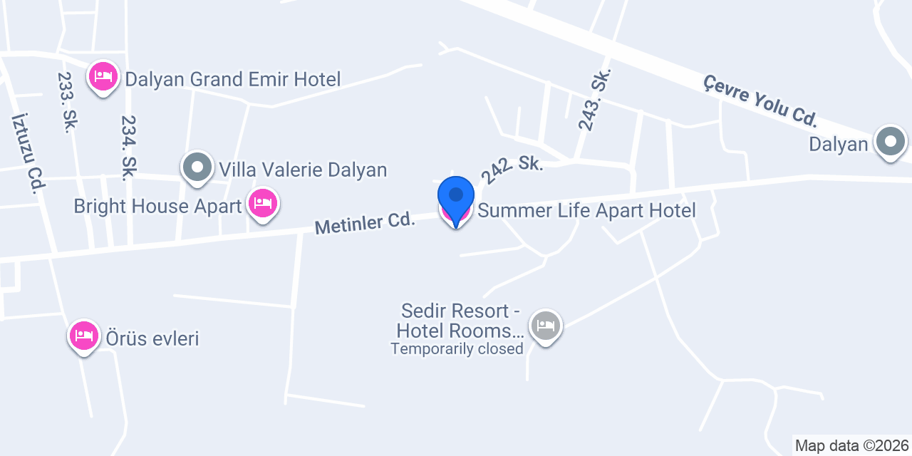 Summer Life Apart Hotel konumu