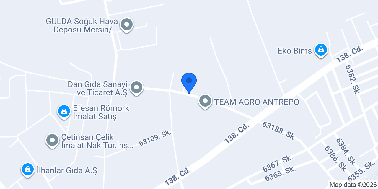 Airport Gıda San. Ve Tic. A.Ş. konumu