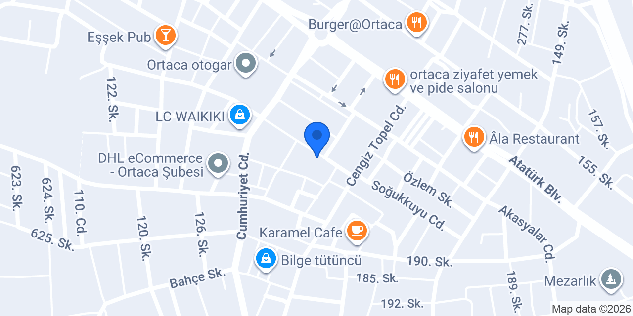 Ege Fast Food konumu