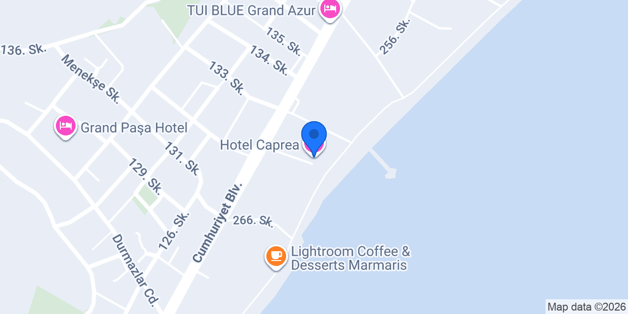 Hotel Caprea konumu
