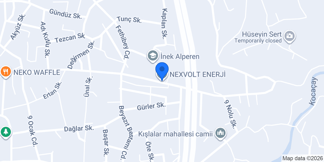 NEXVOLT ENERJİ konumu