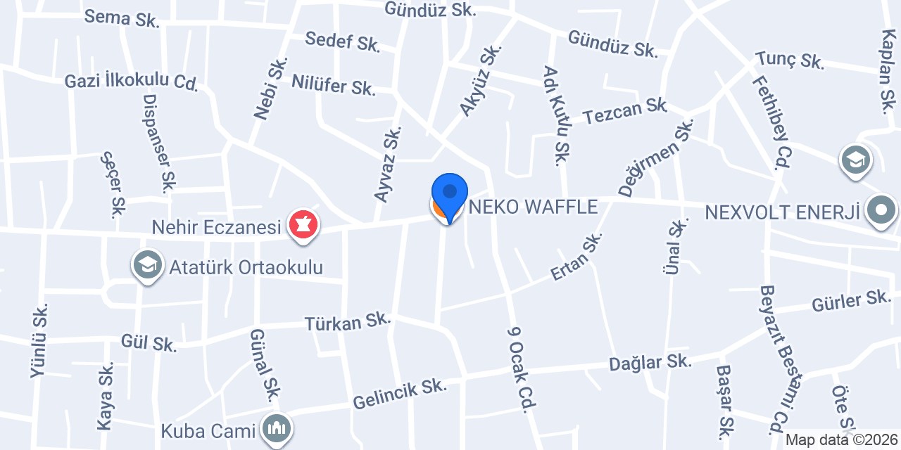 NEKO WAFFLE konumu