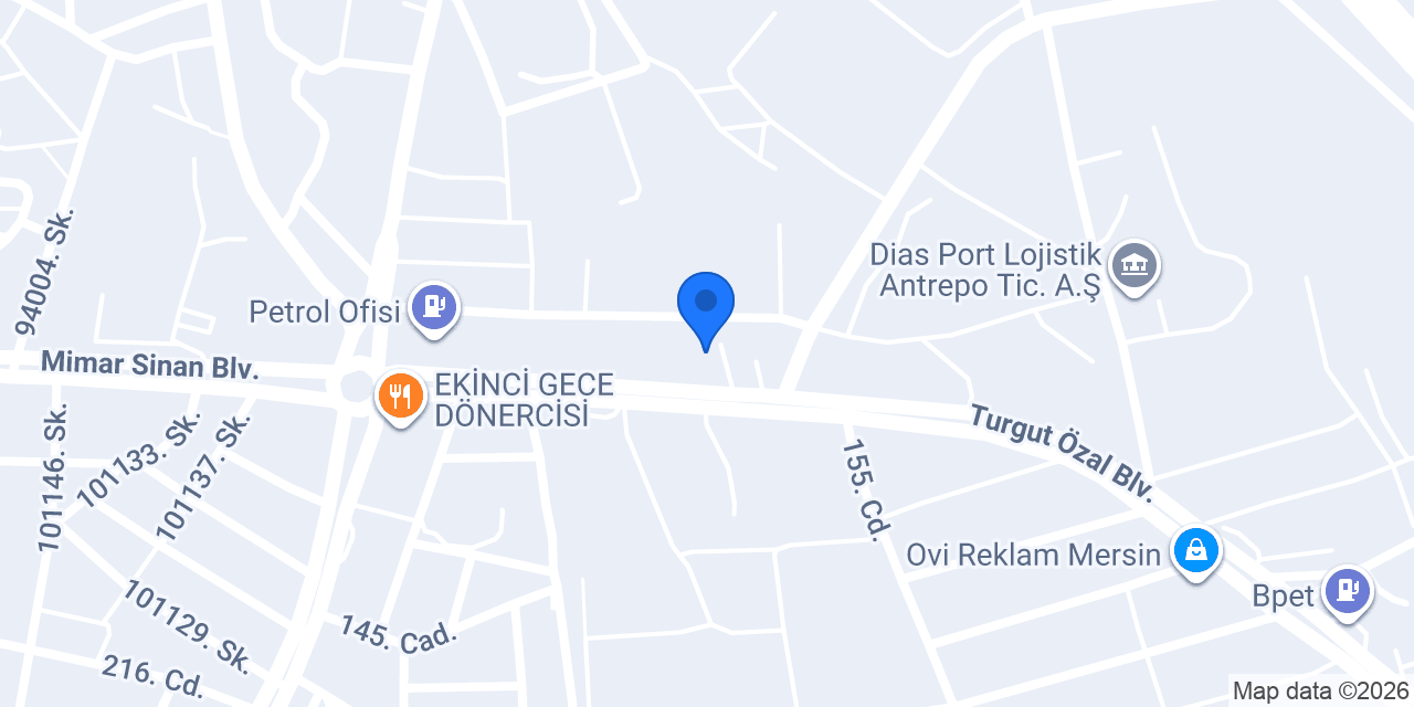 Çetinyol İnsaat Hafriyat konumu
