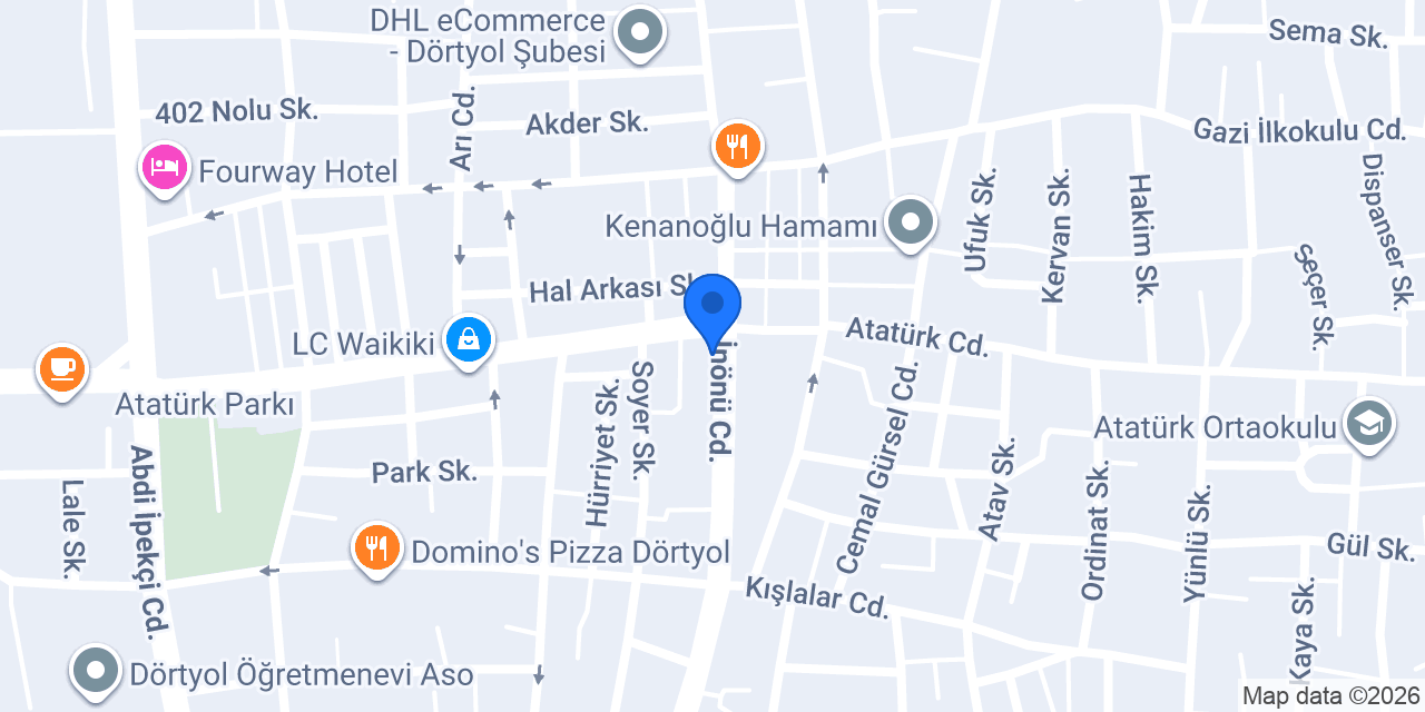 Ateşoğlu Ticaret konumu